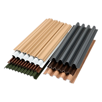 Aluminum alloy corrugated board Great Wall board concave and convex metal corrugated aluminum grille ceiling door head sign advertising gusset plate