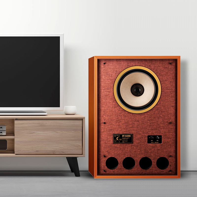 Love HIFI Sound Network BT-AUDIO Take Napoleon Fever Large Landing Case 15-inch Coaxial Classical Speaker