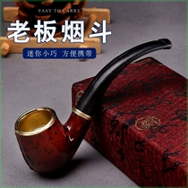 Small Number portable copper pan résine Mini fumeur bucket Easy New hand practice Bent Smoke Bucket Mouther Cigarette