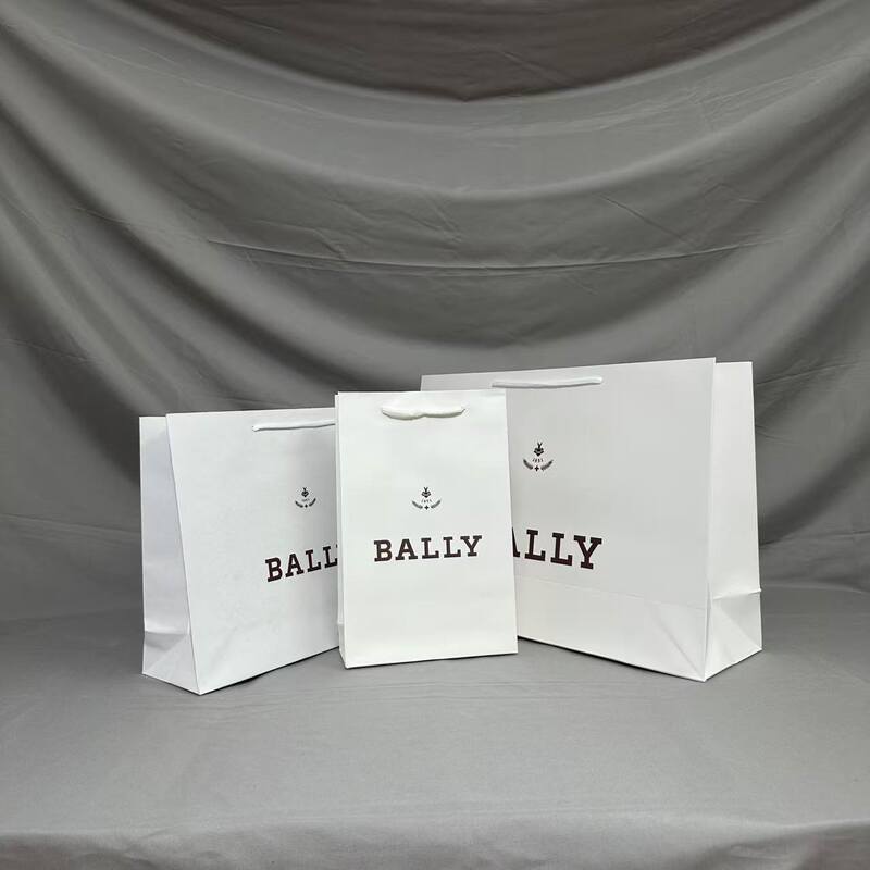 Original Bally Style Balmain Handbag Shopping Paper Bag Clothing Bag Paper Bag Gift Bag Packaging Bag