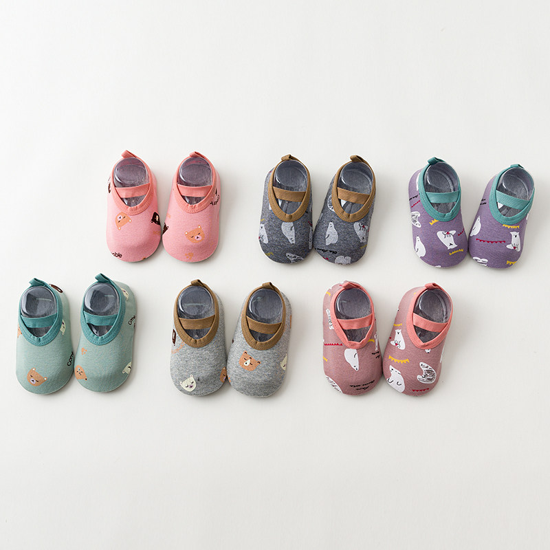 Floor Socks Children Spring Summer Thin style Early teaching Slip Socks Jacket Baby Pure Cotton Gait Socks Anti Fall Baby Shoes Socks Thick bottom