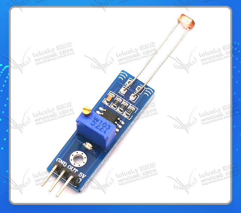 cảm biến anh sang [TELESKY]Module cảm biến ánh sáng cảm biến ánh sáng rơ le cảm biến ánh sáng quang tro