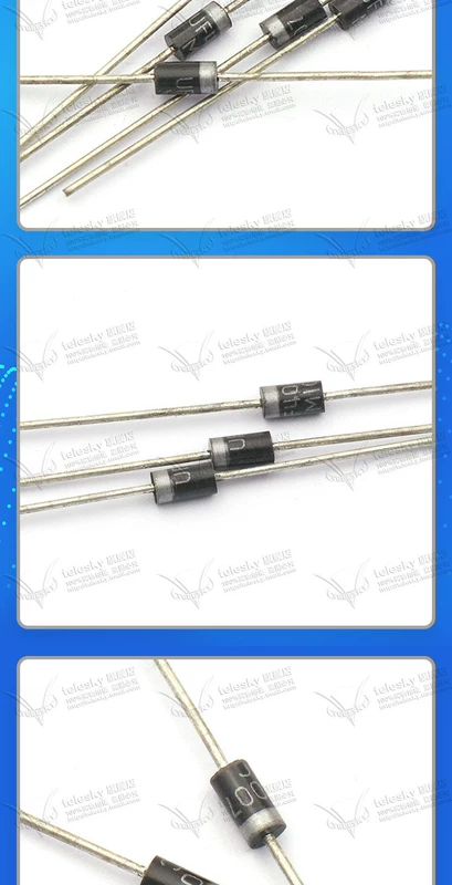 TELESKY phục hồi nhanh diode chỉnh lưu UF4007 1A/1000V cắm trực tiếp DO-41 (10 cái)