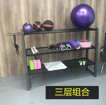Private teaching gadget storage rack gym storage rack yoga studio ball mat dumbbell Sports small equipment storage shelf