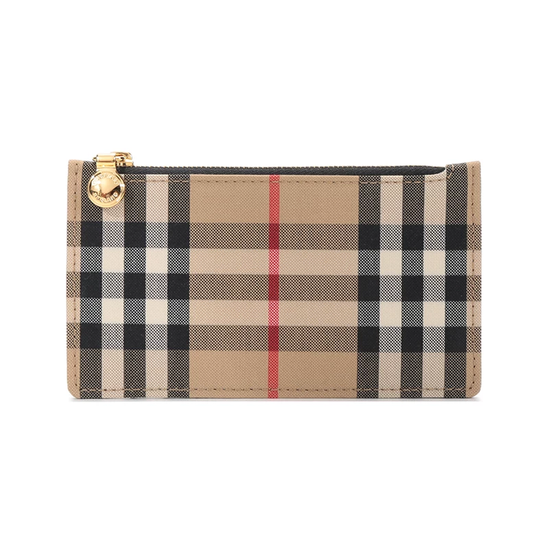 [Direct operating] Burberry Berboli women's fabric with pickup card bag clip purse 80356231