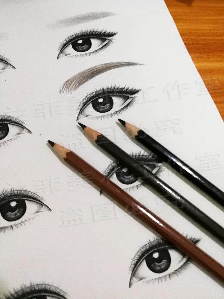  Korean semi-permanent eyebrow exercise book Beginner eyebrow embroidery Eyebrow painting Eyebrow embroidery Eyebrow introduction Eyebrow eyebrow shape exercise book