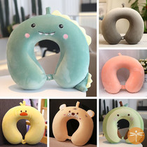 ) Spring Festival travel by train sleeping theorist cartoon u type pillow can be detached for long distance plane car student male and female headrests
