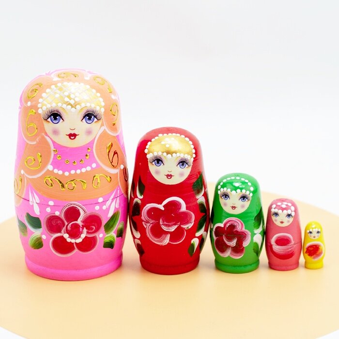 Puzzle Toys Creativity Russian Jacket 10 Floors 5 Floors 100 Floors China Wind Girls Cute Wooden Cartoon 20 Floors
