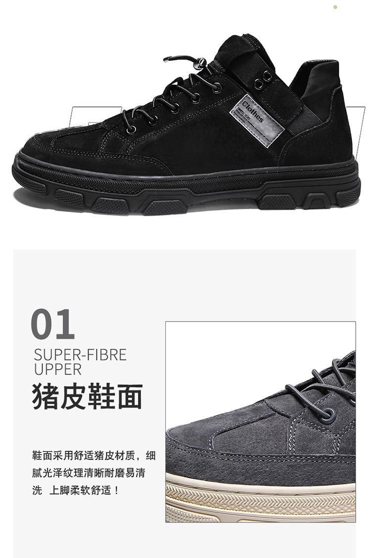 Martin boots của nam giới giày dụng cụ cắt thấp giày bốt ngắn Anh giày nam 2020 mới mùa thu giày cao cổ nam - Giày ống