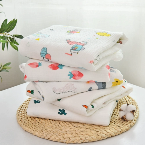 Марлевое детское банное полотенце для младенца, хлопковый плащ, пляжный банный халат для плавания, хорошо впитывает воду