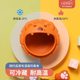 Didinika big mouth bowl baby tableware set silicone bowl set learning fork and spoon baby eating tableware