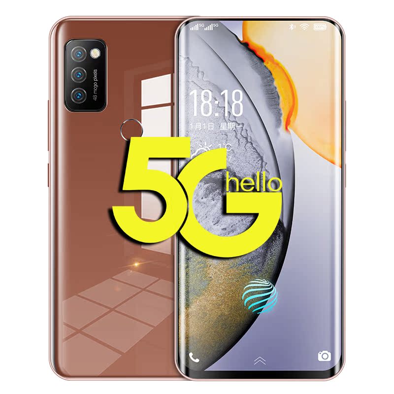 New large screen smart 5g full Netcom dual card dual standby ultra-long standby full screen lift student price mobile phone
