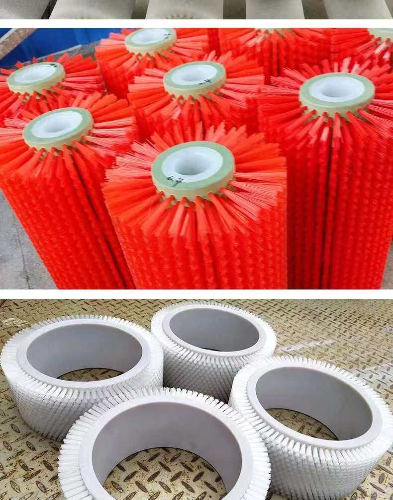 Custom Industrial Brush Roll Fruit Washing Roll Cylindrical Brush Dust Removal Brush Hollow Wheel Small Brush Up Large Price Superior