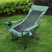 Зеленая сетевая ткань в сочетании с подушкой+наружной сумкой