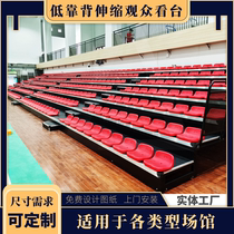 Stadium grandstand seats Electric retractable steps Indoor and outdoor basketball court activity stands Blow molding seats Grandstand chairs