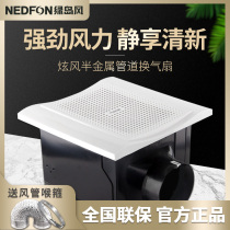 Green Island wind ventilation fan dazzling duct ceiling ceiling fan low noise household commercial exhaust fan