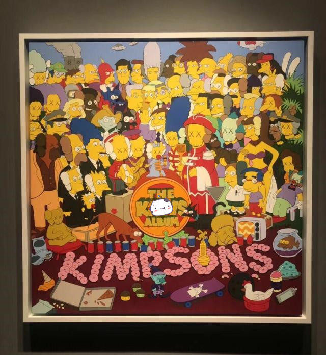 THEmandkaws ALBUM Sofu 100 million prints of the Beatles Simpson trend decoration painting without frame