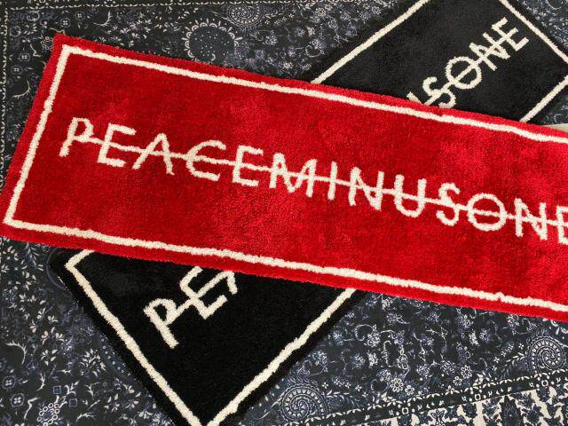 ковер 潮牌 peaceminusone权志龙同款pmo反战地毯 ins网红装饰防潮地垫