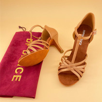 2024 Oriental Famous School New Professional Adult Latin Dance Shoes Womens Sheepskin Indoor Soft Sole Competition Cha Cha Dance Shoes