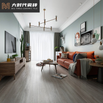 Living room wood grain floor tiles 200X1000 crystal carved wood grain tiles imitation solid wood tiles Room imitation wood floor tiles non-slip