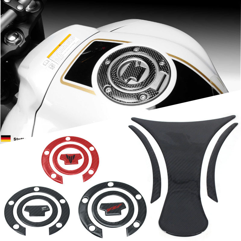 Suitable for mountain leaf fuel tank sticker MT-07 09 10 01 YZF R1 R6 3D fish bone fuel tank cover sticker