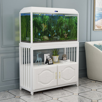 Fish tank bottom cabinet small and medium living room aquarium bearing base non-solid wood table European fish tank shelf floor cabinet