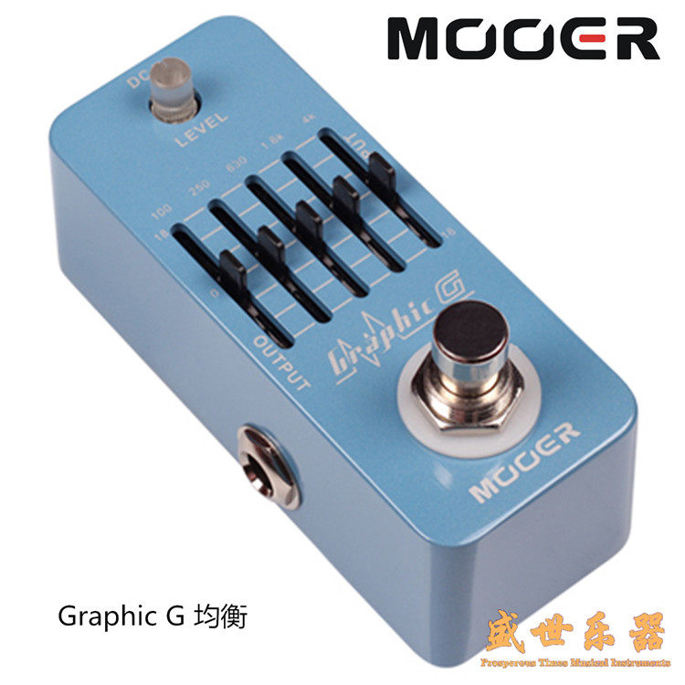 Shengshi Musical Instruments MOOER Magic Ear Graphic G Equalization Single Block Effector Five Band Equalization