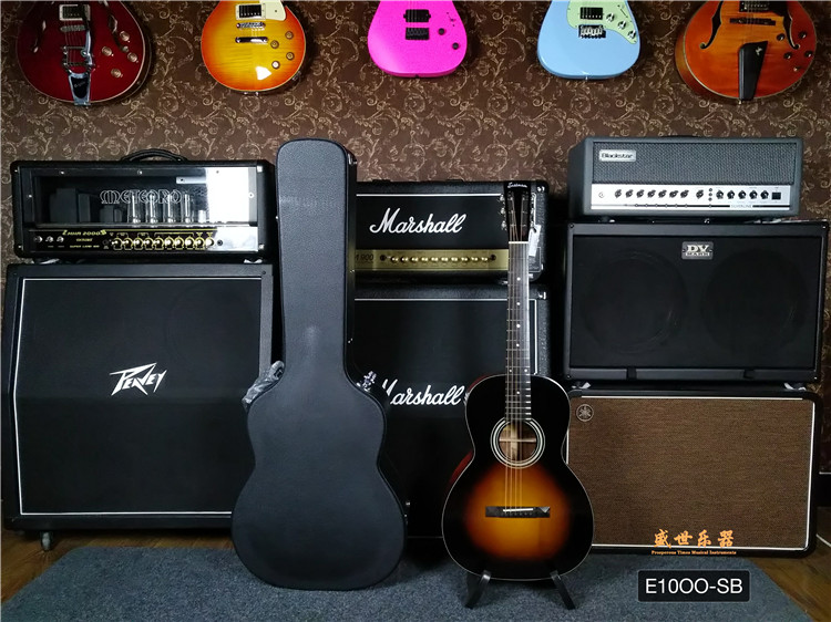 Shengshi Musical Instruments Eastman Eastman E10OO-SB full veneer folk acoustic guitar spruce wood