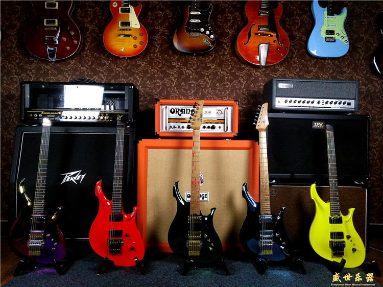 KOLOSS full aluminum alloy body heavy metal rock X6 X7 electric guitar