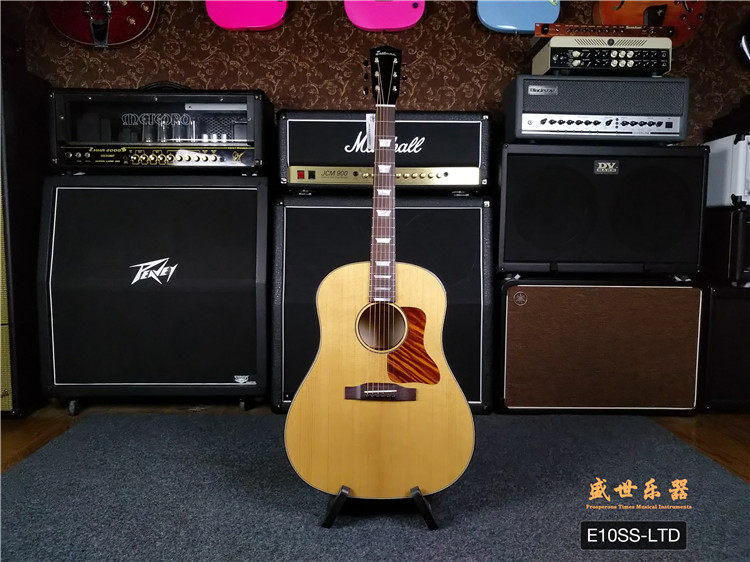 Shengshi Musical Instruments Eastman Eastman E10SS-LTD folk acoustic guitar full veneer spruce wood