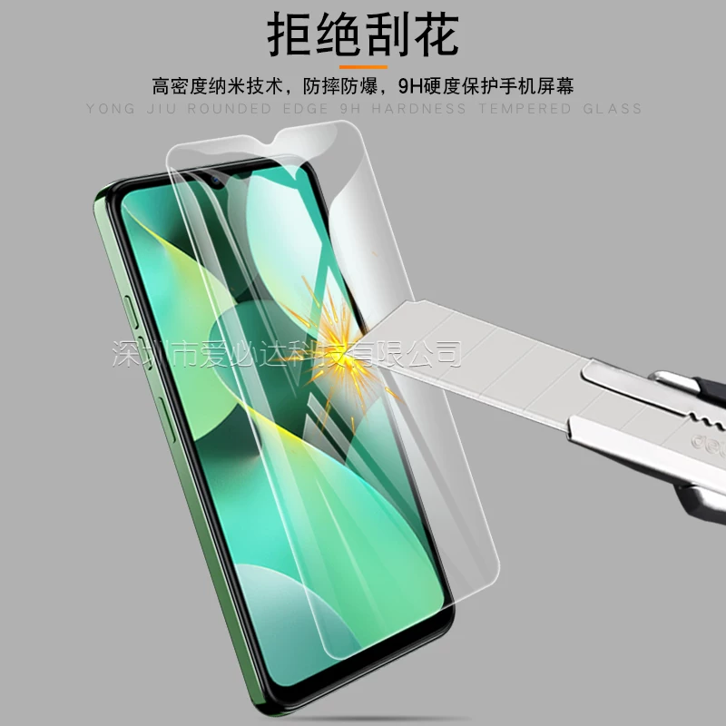 Применимый к TECNO Spark 10 закалённое стекло TECNO 10C/10 5G телефон HD ударопрочное антиотпечатковое стальное стекло