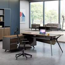  Boss desk and chair combination PRESIDENT single desk Simple modern atmosphere class desk manager supervisor room