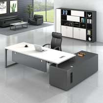  Jiajian boss desk Simple manager desk Modern high-end large class desk Atmospheric boss desk President computer desk