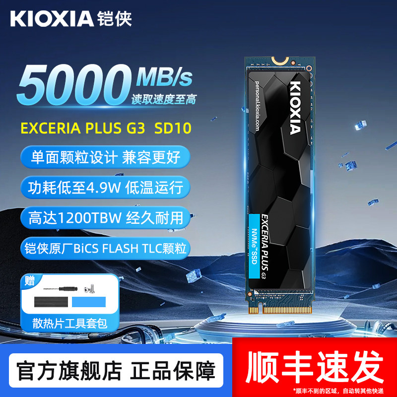 铠侠SD10固态硬盘1t m.2 NVMe台式电脑笔记本ssd固态盘pcie4.0 m2