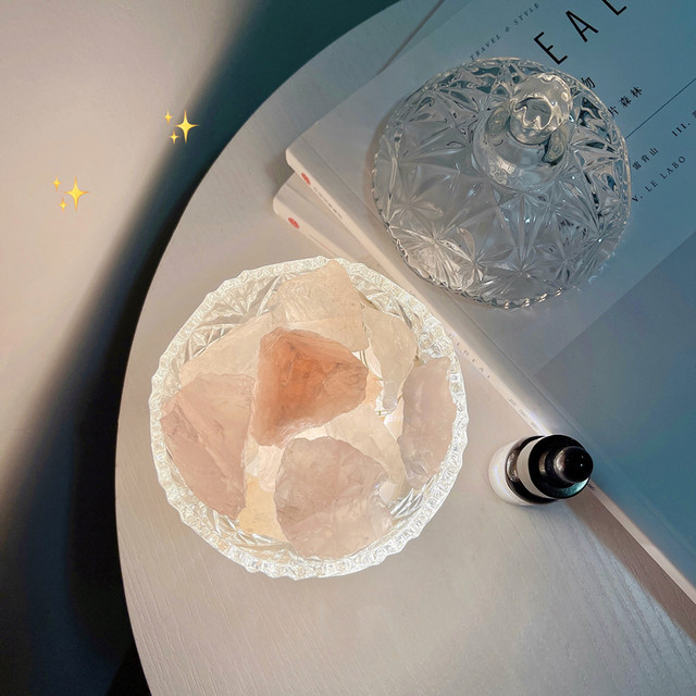 Fireless Aromatherapy Crystal Stone Diffuser Stone Night Light Gift Box Dormitory Home Indoor Bedroom Girls Light Fragrance Long-Lasting