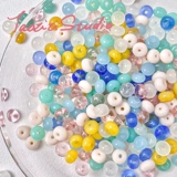 Японские стеклянные счеты, бусины, браслет из бисера ручной работы, ожерелье и браслет, «сделай сам»