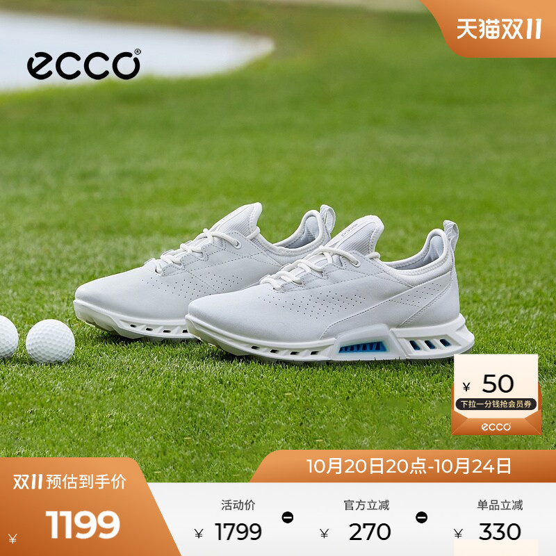 Ecco Golf Shoes for Women, Autumn and Winter Waterproof Low-Top Golf Walking Shoes Biom C4 Series 130903