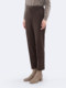 K/CH Fiber Brand Women's Plaid Pants High Waist Loose Slim Straight Casual Nine Points Small ft Harem Carrot Pants