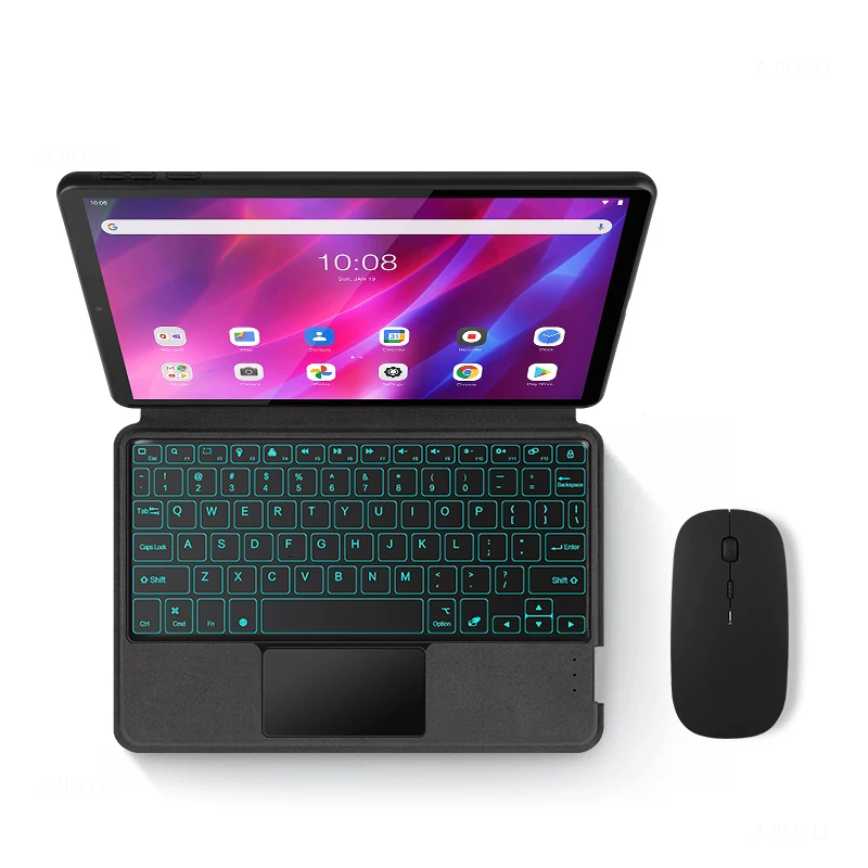 Lenovo, совместимый клавиатура, защитный чехол, планшет умный ноутбук для коммерческого использования, 10.3 дюйма, x6, C6, 6x, x6, C6, bluetooth