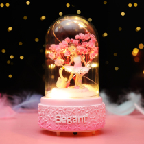 Dream girl heart ballet girl decoration Bedroom bedside table Office desktop night light girl childrens gift
