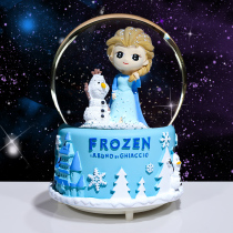 Little girl crystal ball music box Best friend princess music box Dream birthday gift to send girls childrens glass ball