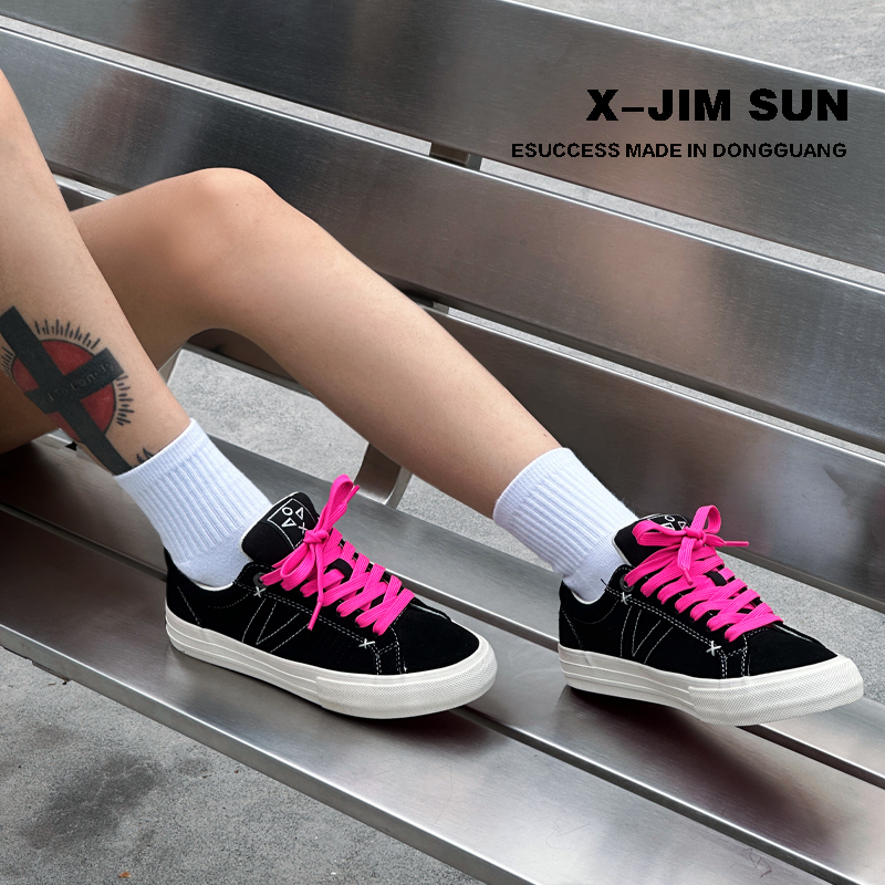 Hit the Streets with These Versatile, Stylish, Classic Black, Breathable, Professional, Wear-Resistant, Shock-Absorbing, Low-Top, Height-Increasing Vulcanized Skate Shoes for Students