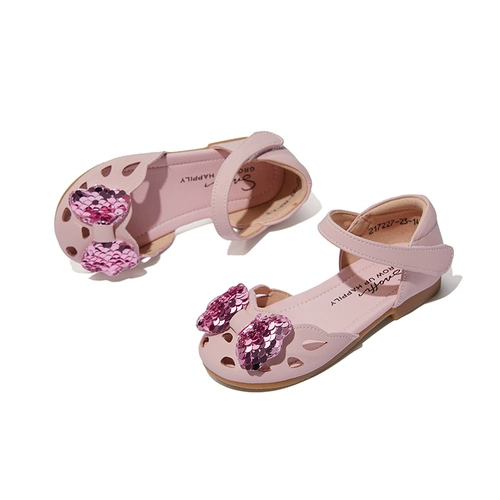 Летние сандалии, нескользящие детские туфли для принцессы, детская сумка, обувь, 2022, в западном стиле
