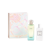(Limited scarf design gift box) Hermes Hermes Nile Garden Perfume Body Lotion Set