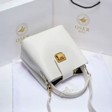 Вместительная и большая модная сумка через плечо на одно плечо, изысканный стиль, из натуральной кожи, коллекция 2023