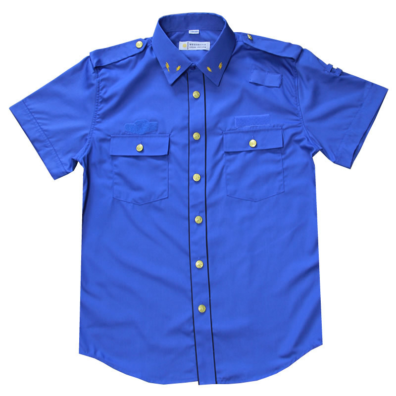 New Summer Urban Short-Sleeved Jacket Shirt for Men, Thin, Breathable, Pure Cotton Management Workwear, Half-Sleeved Work Shirt