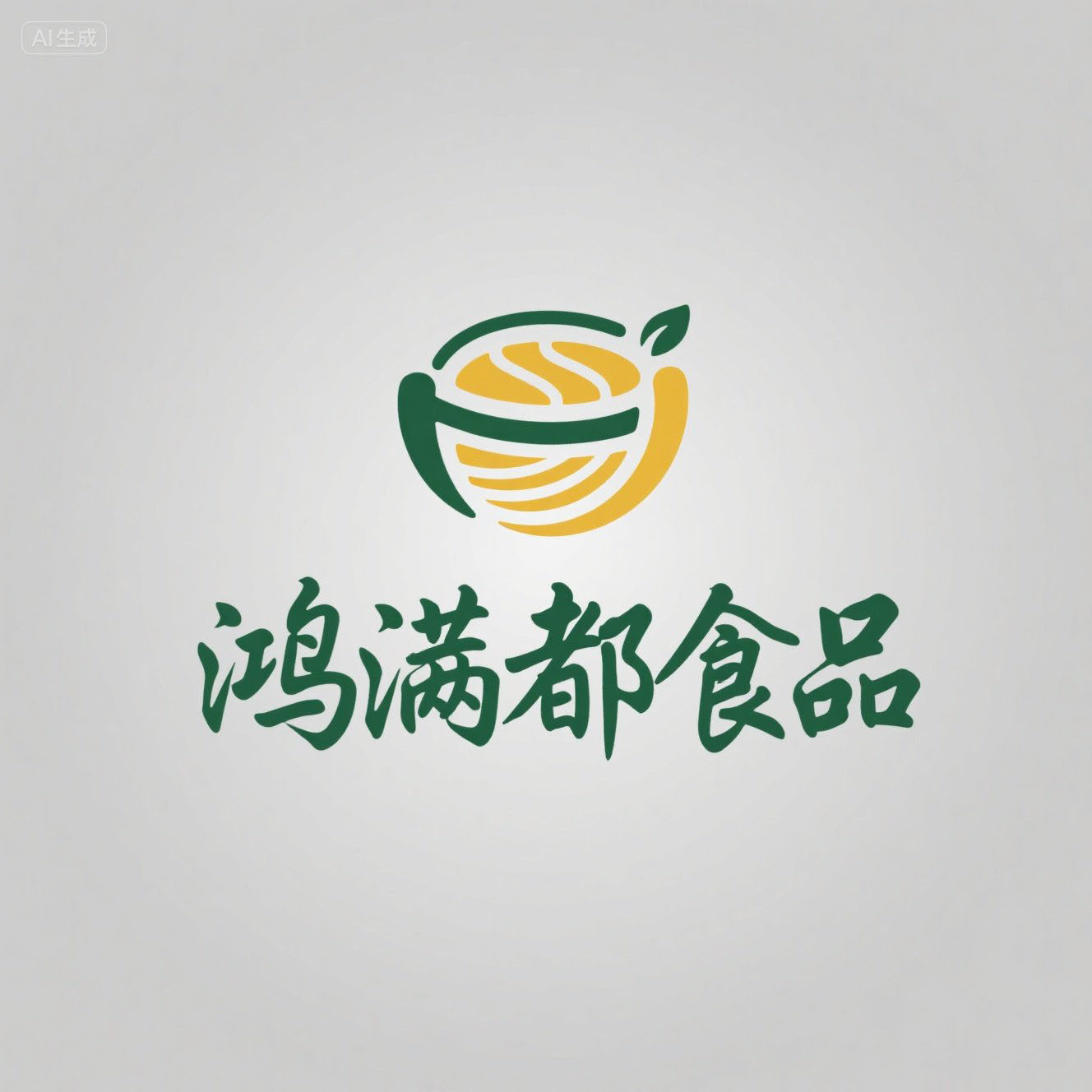 木洞鸿满都食品的LOGO