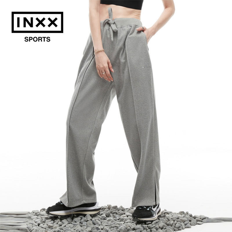 ISS BY INXX SPORTS Spring loose and simple knitted pants for men and women's casual pants