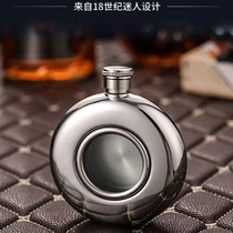 New style customized 304 stainless steel with graphics and text about 3 and a half kilograms portable home outdoor mini wine bottle