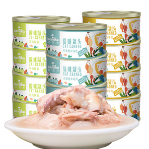 科瑞卡白肉猫罐头主食12罐